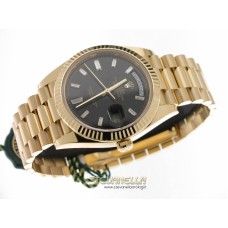 Rolex Day-Date 40mm Nero Baguette ref. 228238-0004 nuovo